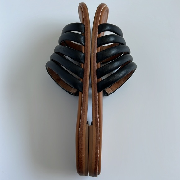 MADEWELL Addie slide sandal black leather size 6 - Picture 7 of 10